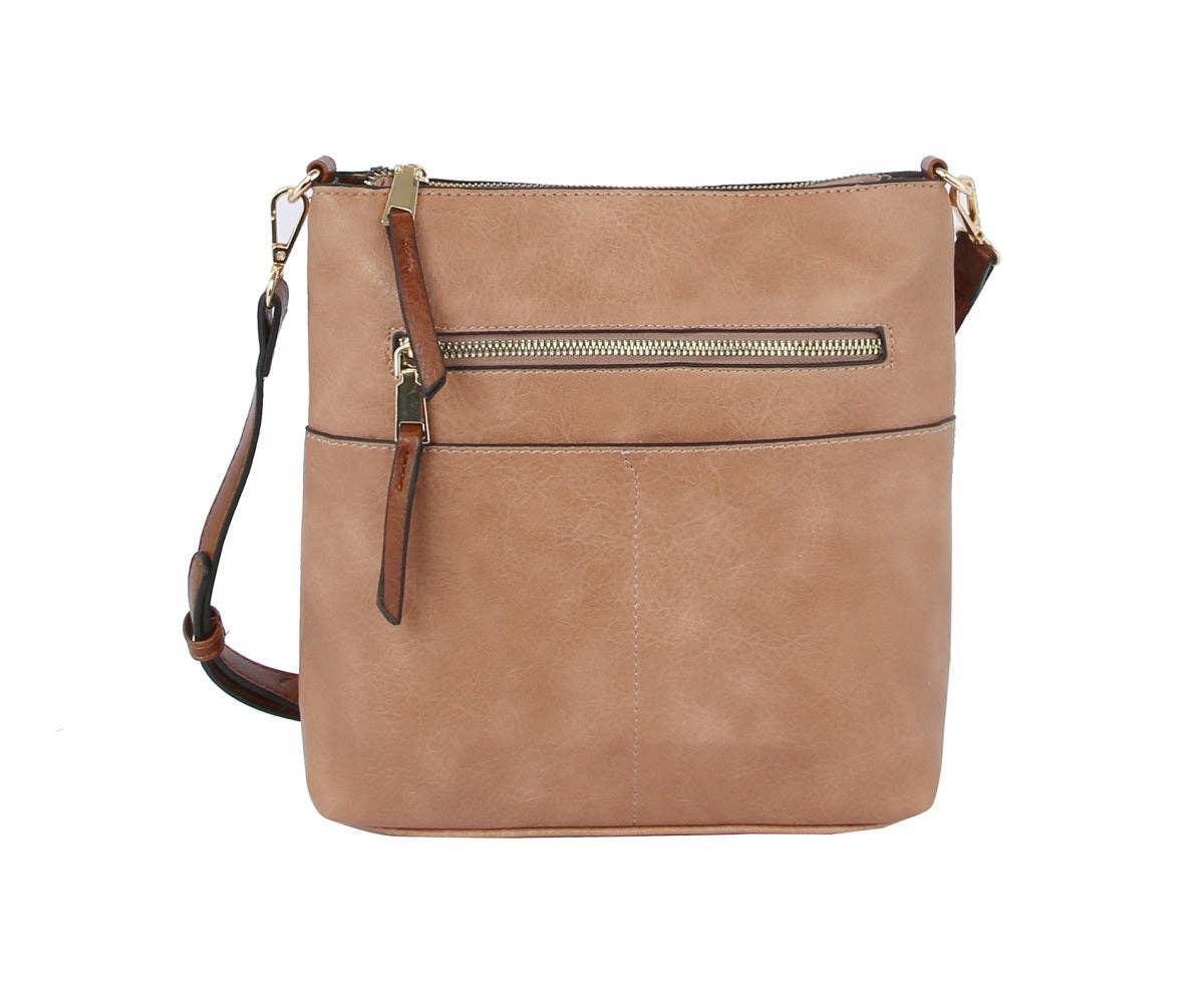 Elina Zipper Crossbody Bag