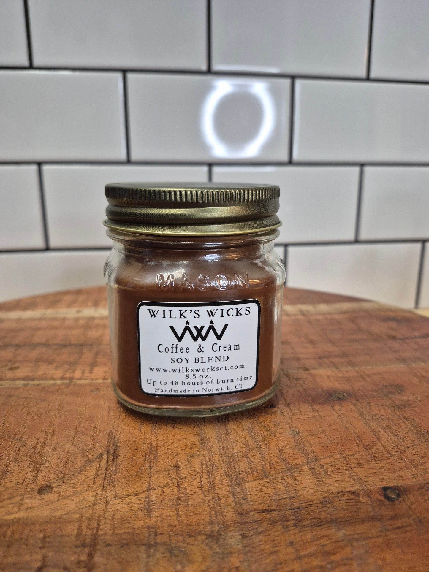 Coffee & Cream Candle - Handmade Soy Blend