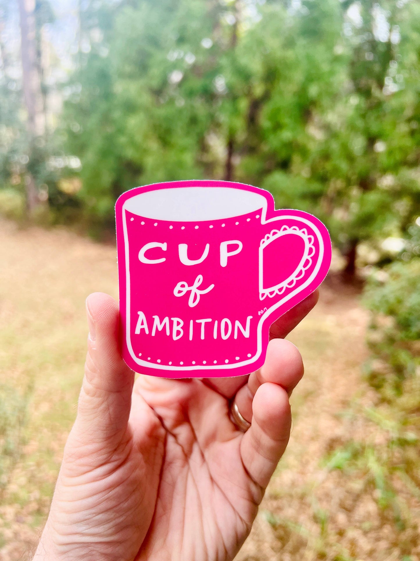 Cup Of Ambition {sticker}