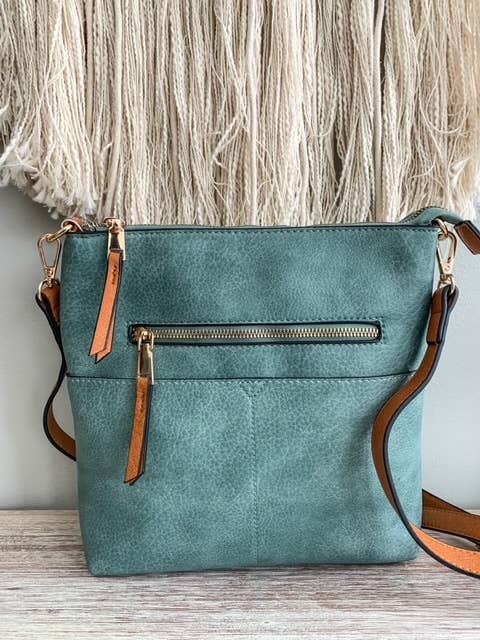Elina Zipper Crossbody Bag
