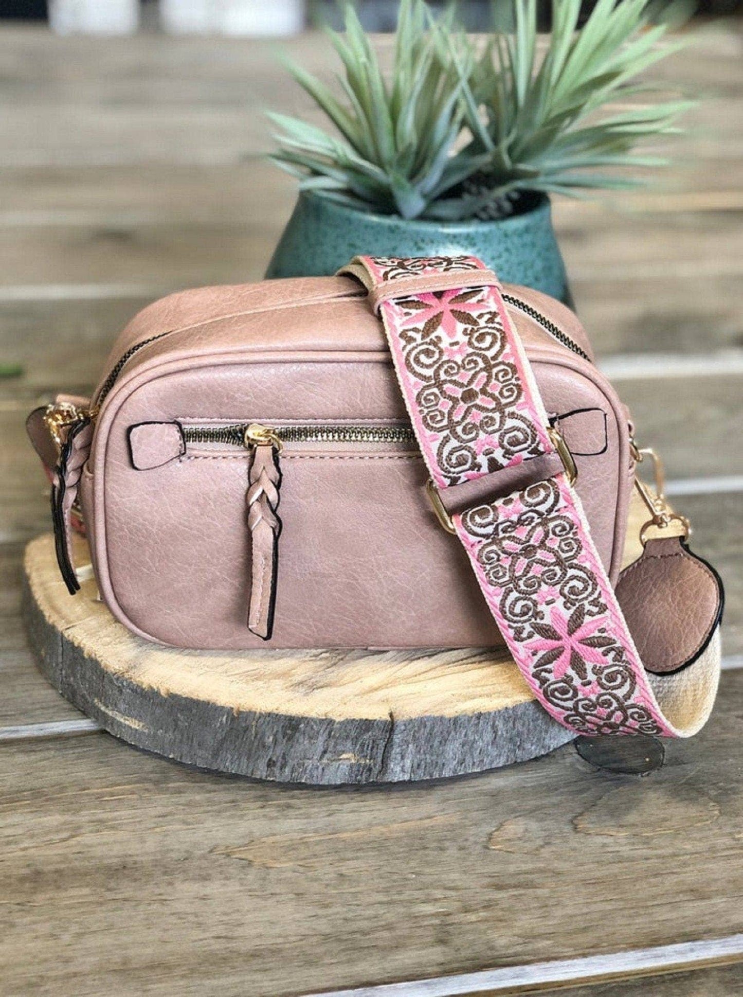Boho Guitar Strap Women's Crossbody Bag