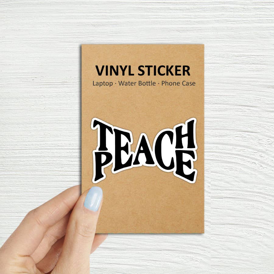 Teach Peace Sticker