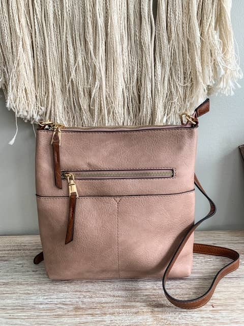 Elina Zipper Crossbody Bag