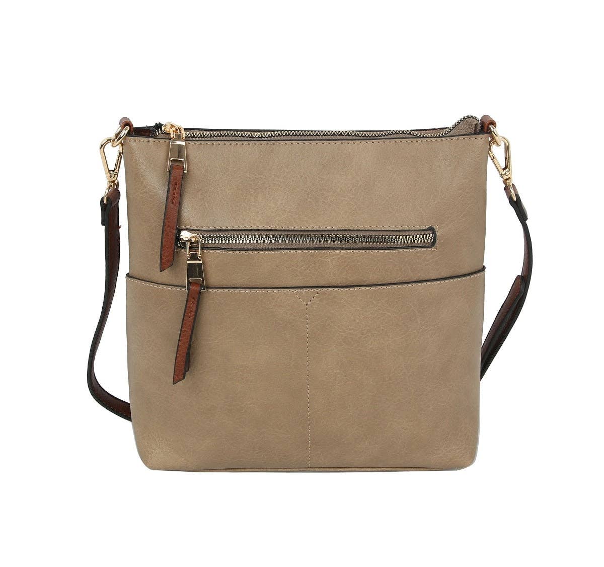 Elina Zipper Crossbody Bag