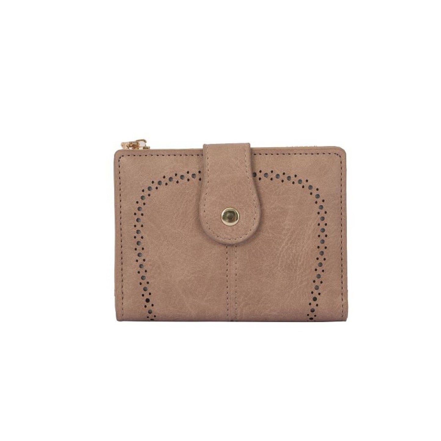 Lena Vegan Leather Laser Cut Out Detail Wallet