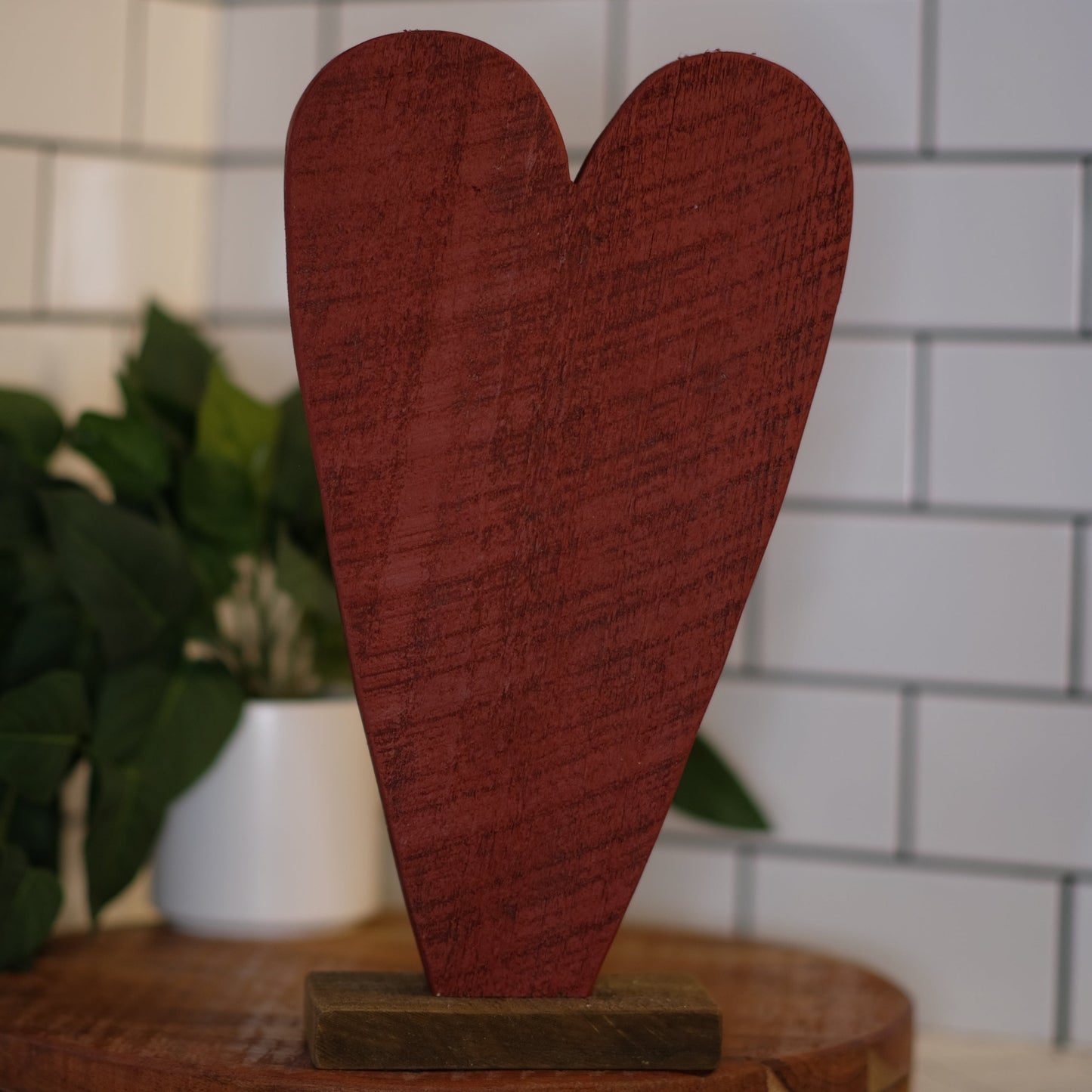 Rustic Sitting Heart - Wilks Works
