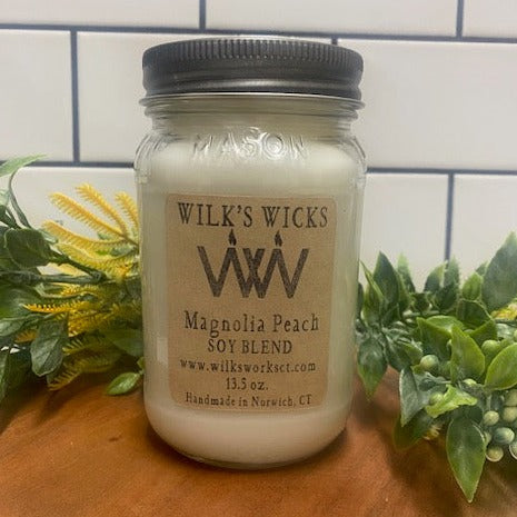 Magnolia Peach Candle