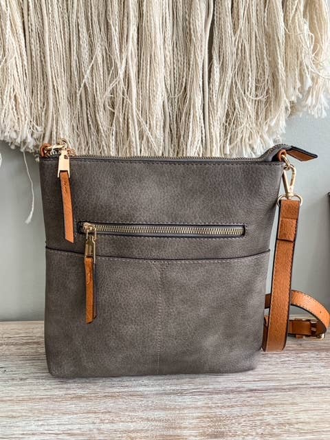 Elina Zipper Crossbody Bag