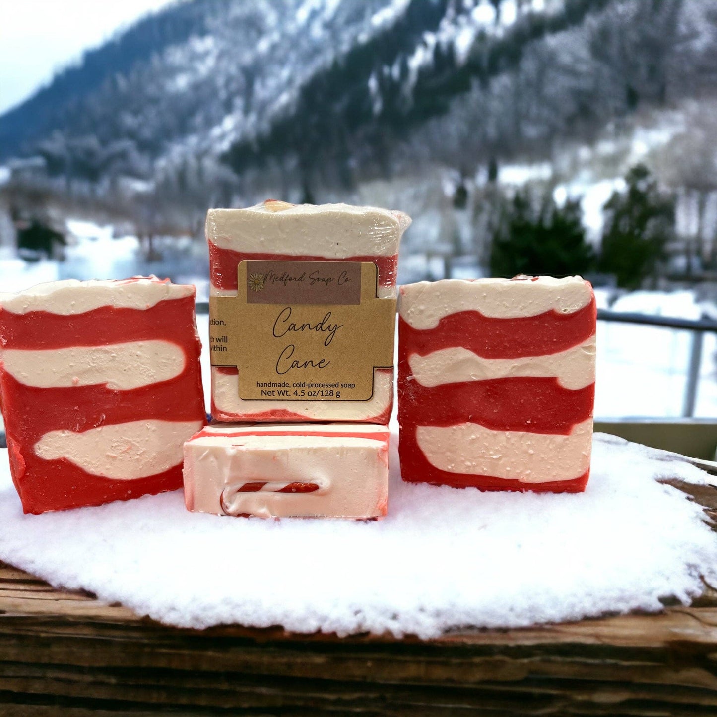 Candy Cane Soap
