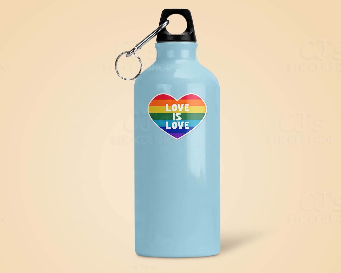 Pride Love Is Love Hearts Sticker