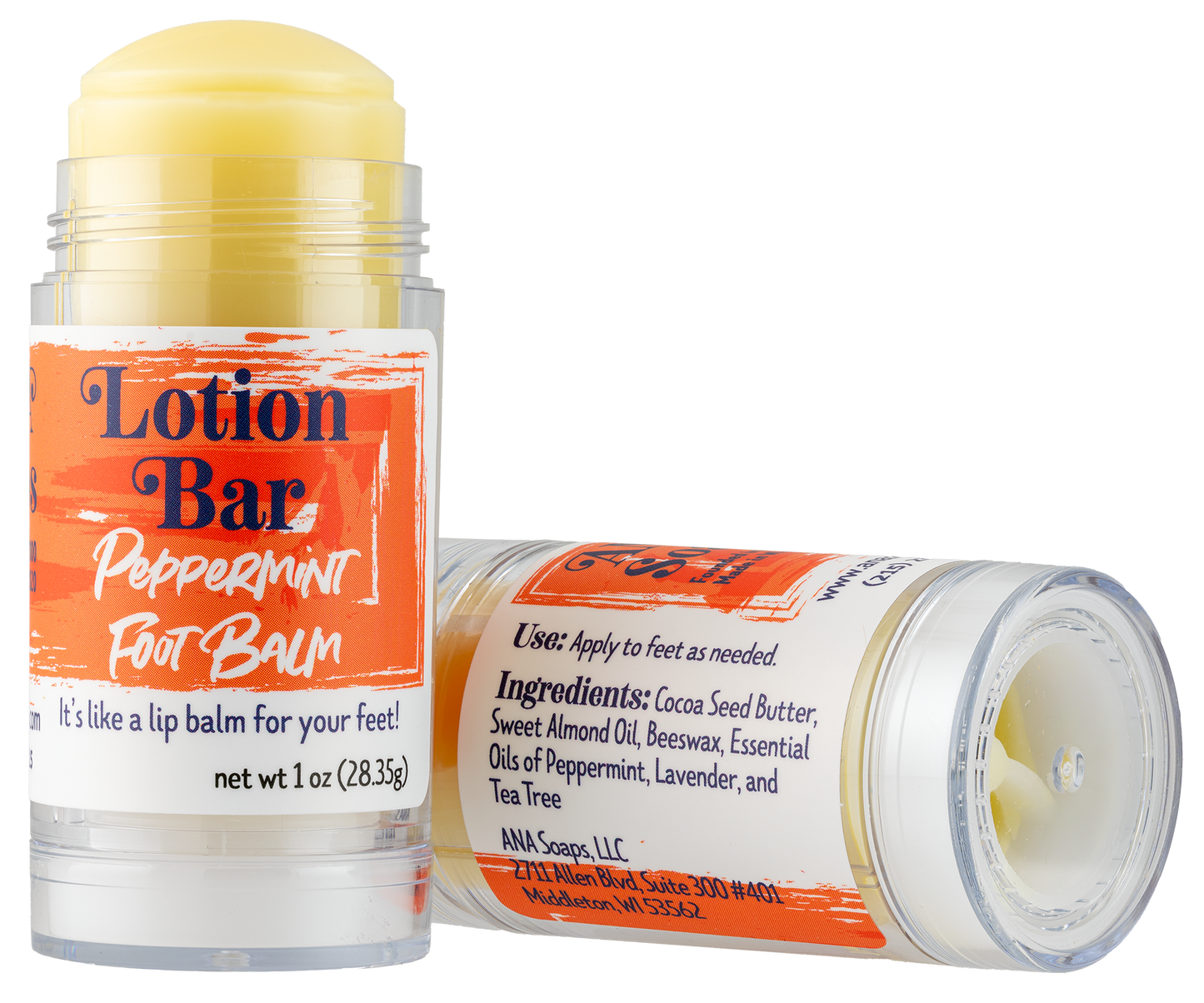 Peppermint Foot Balm Bar