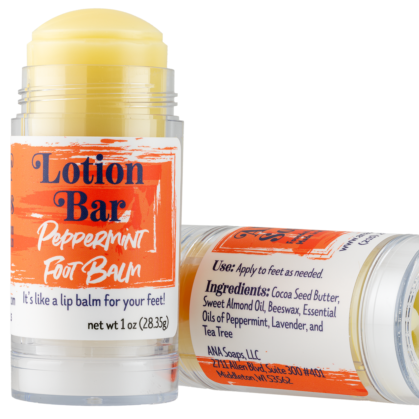 Peppermint Foot Balm Bar