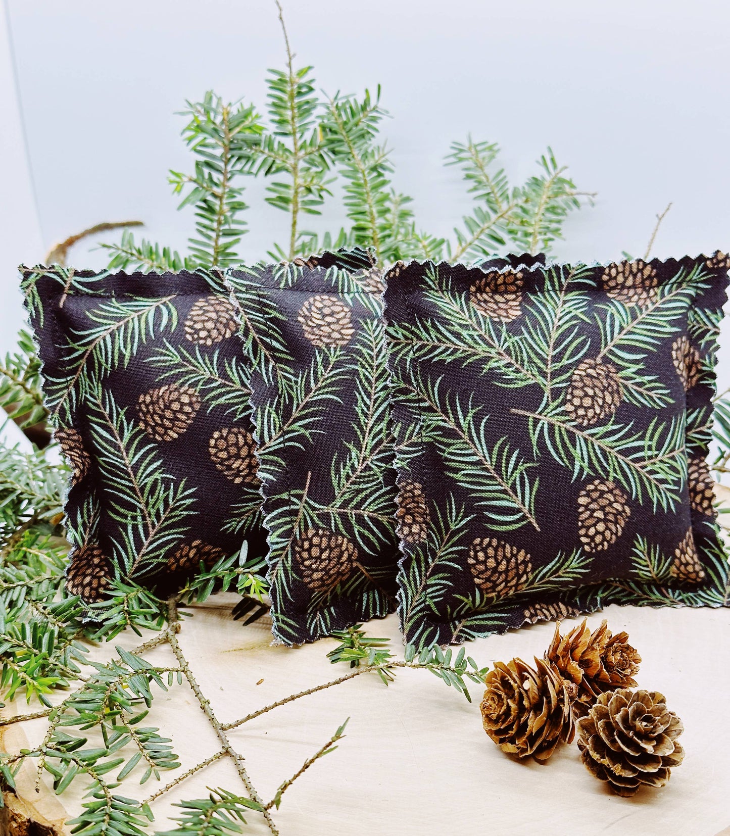 Balsam Fir Sachet Infused with Essential Oils- Evergreen BL