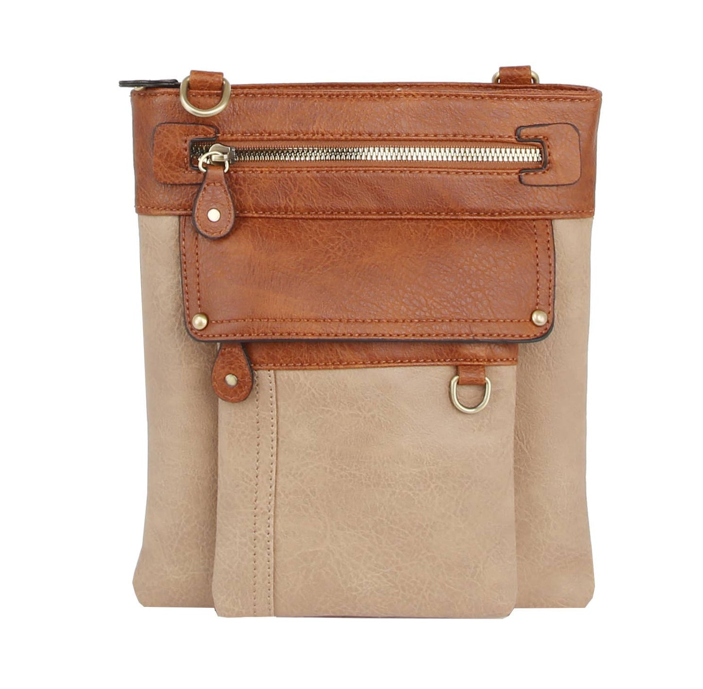 Large Crossbody Handbag for Ladies Multi Pocket