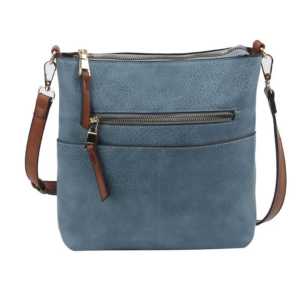 Elina Zipper Crossbody Bag