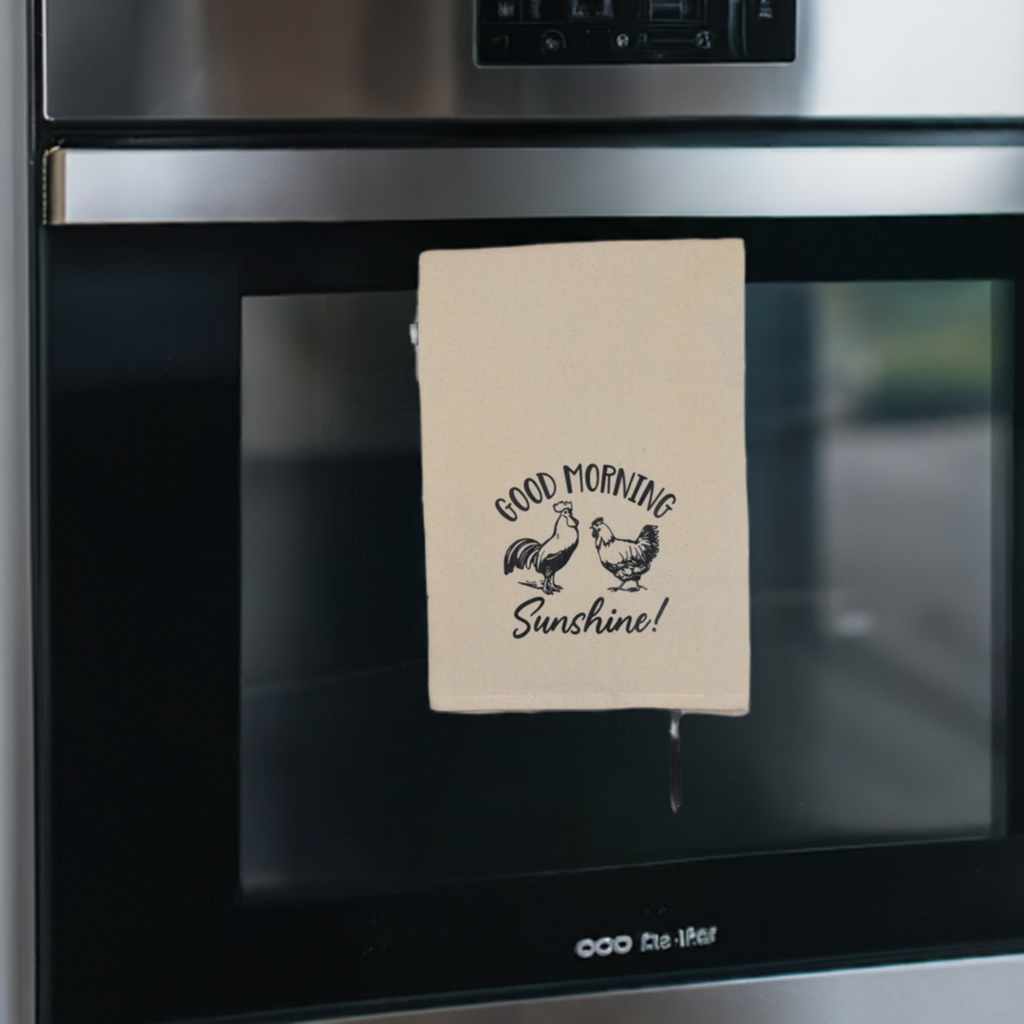 Good Morning Tea Towel - Wilks Works