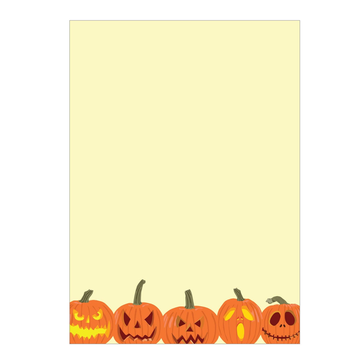 Halloween Jack-O-Lanterns Notepad