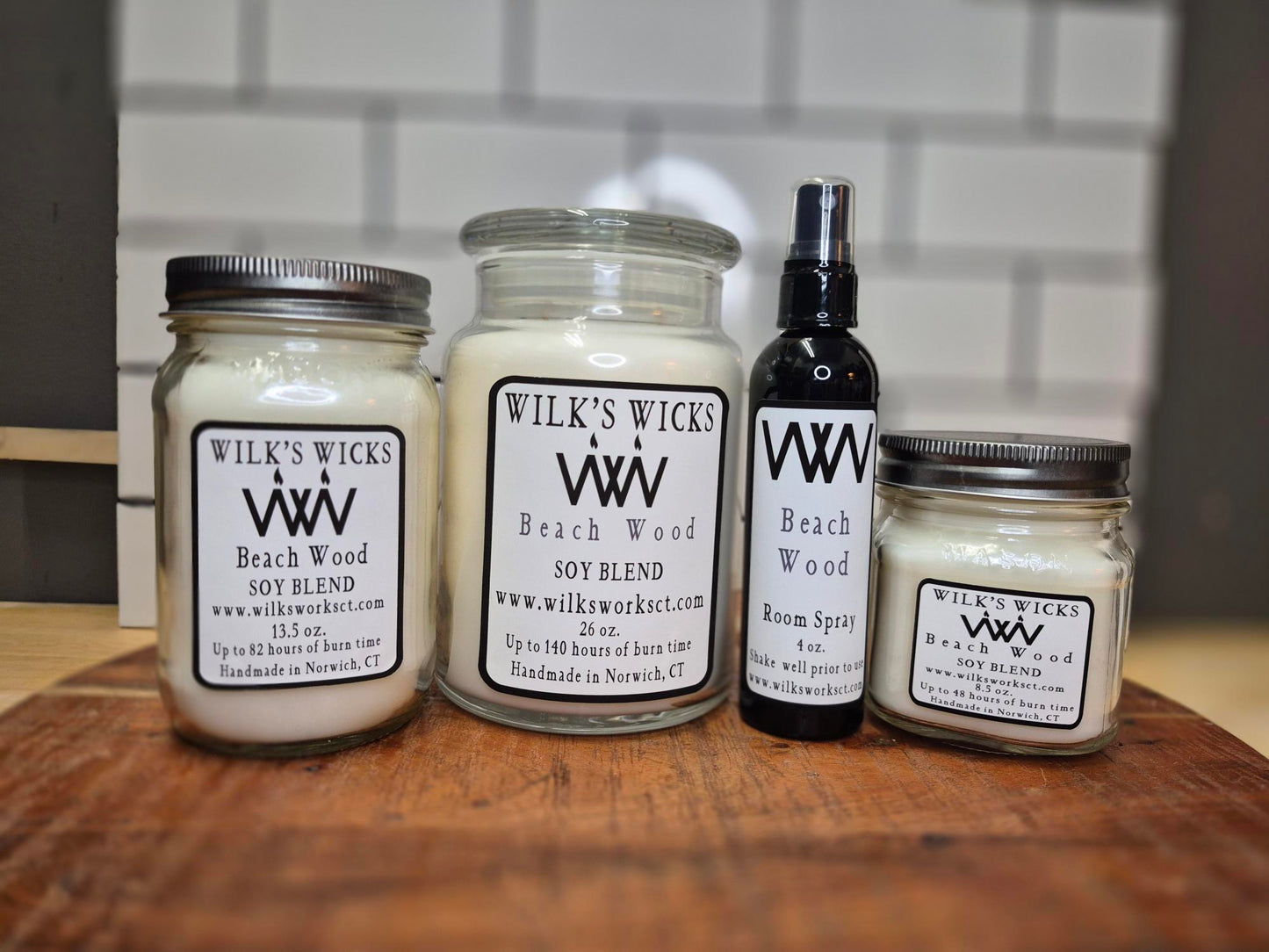 Beach Wood Candle - Handmade Soy Blend