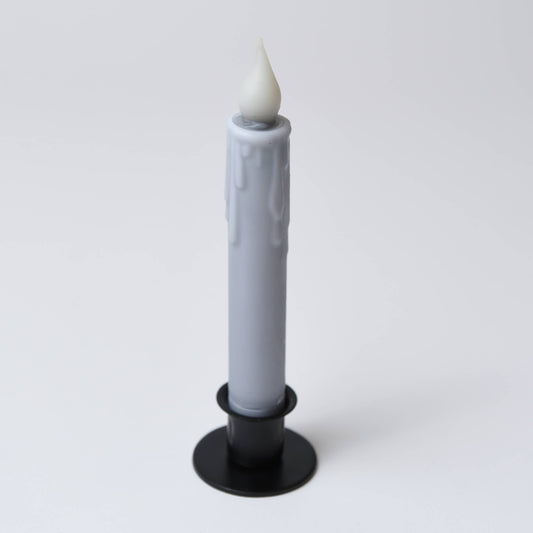 Gray LED Timer Taper Candle