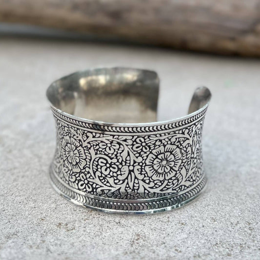 Handcrafted Cuff Bracelet Vintage Design