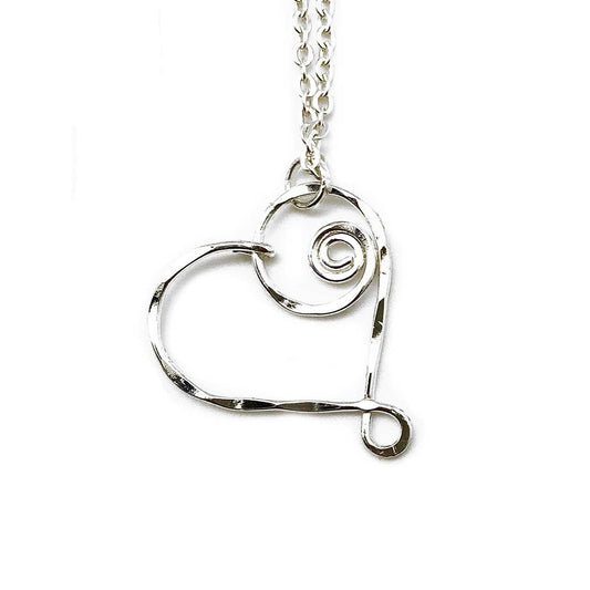 Silver Plated Necklace - Heart