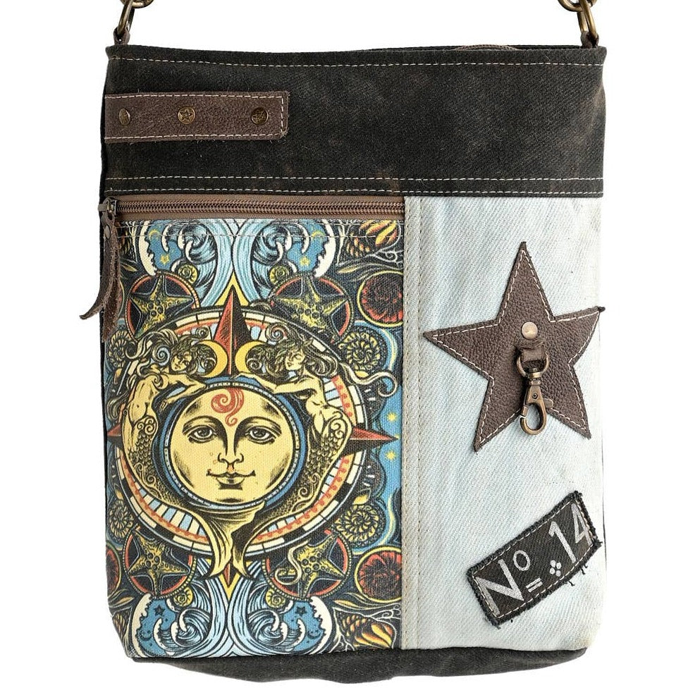 Mermaids w/sun Crossbody Bag