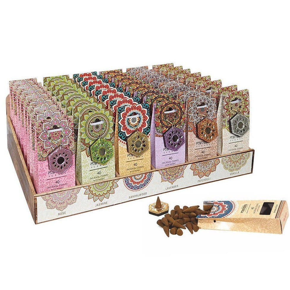 Mandala Incense Cones