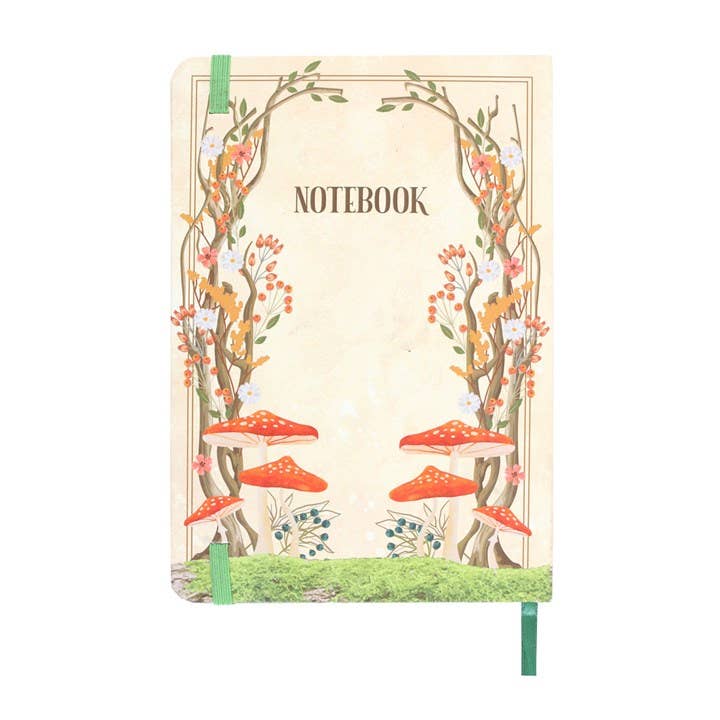 Enchanted Forest Mushroom Notebook