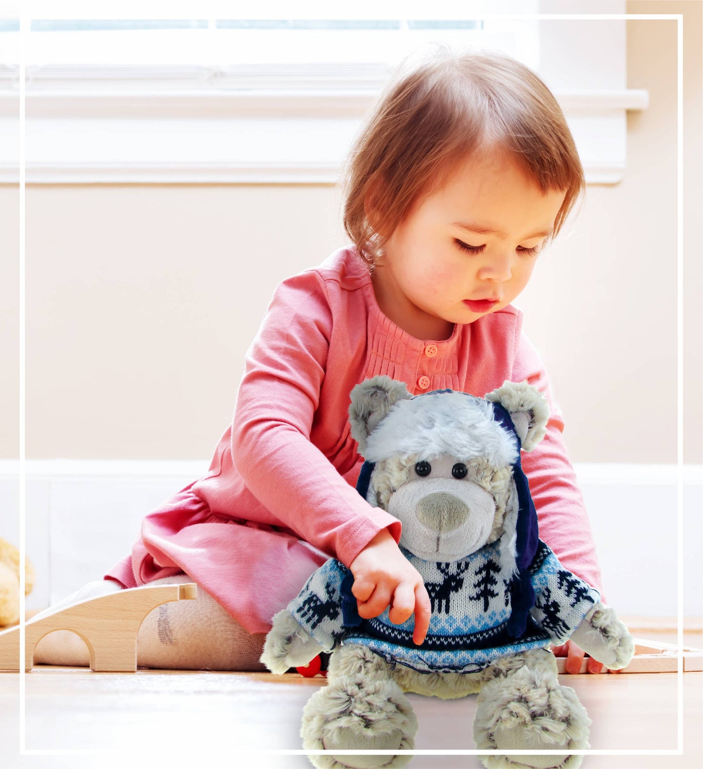 Super Soft Plush With Clothes - Polar Bear