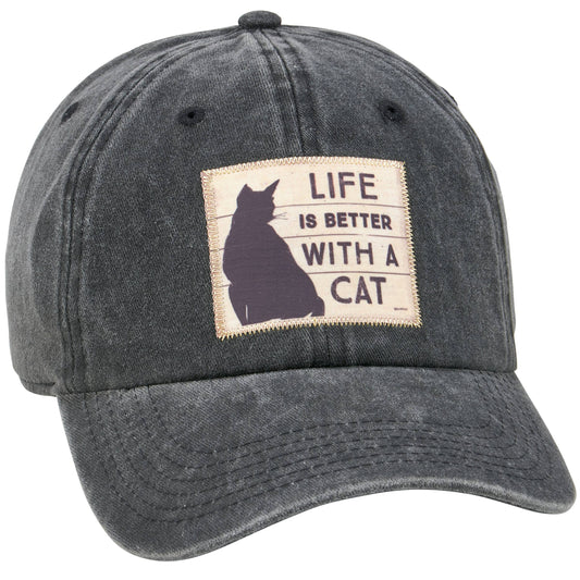 Life Is Better With A Cat Baseball Cap