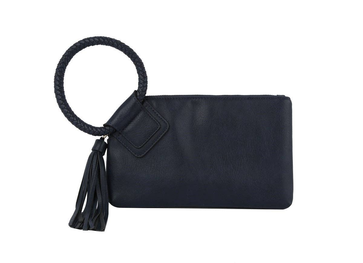 Soft Vegan Leather Wristlet/Clutch