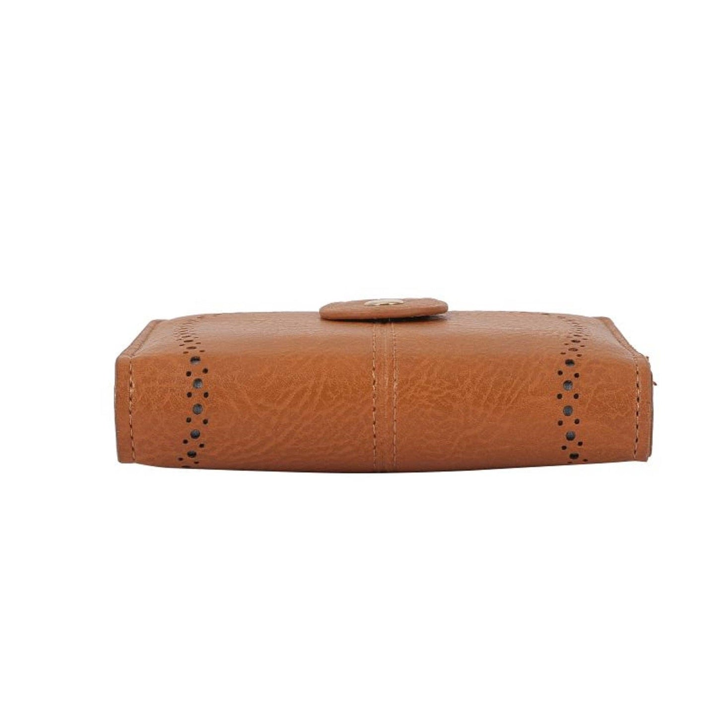Lena Vegan Leather Laser Cut Out Detail Wallet