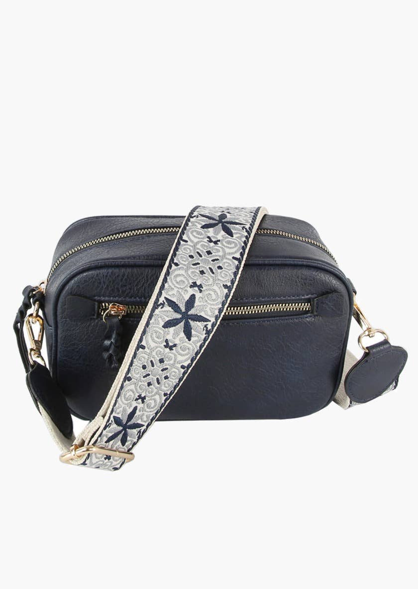 Boho Guitar Strap Women's Crossbody Bag
