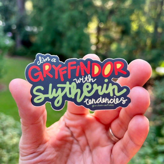 Gryffindor with Slytherin Tendencies Sticker