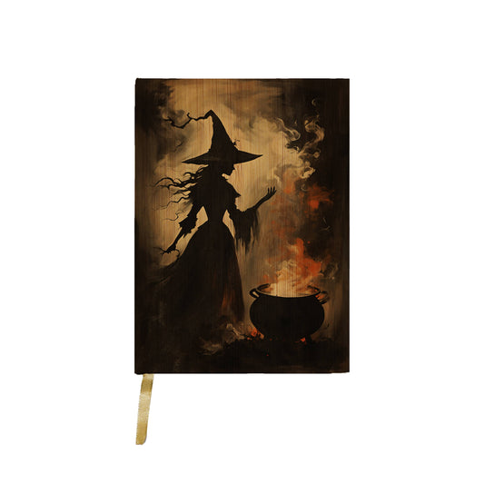 Magic And Mystery Witch With Cauldron Journal