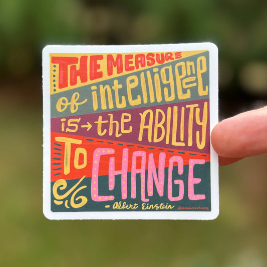 The Measure of Intelligence Sticker