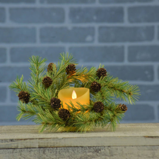 Holiday Pine 4.5in Candle Ring