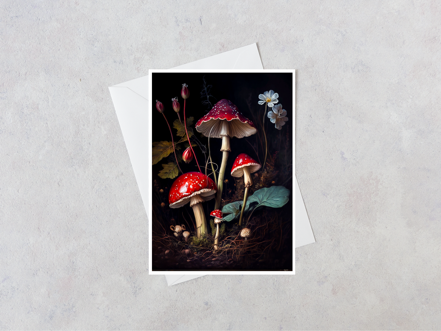 Vintage Red Mushroom