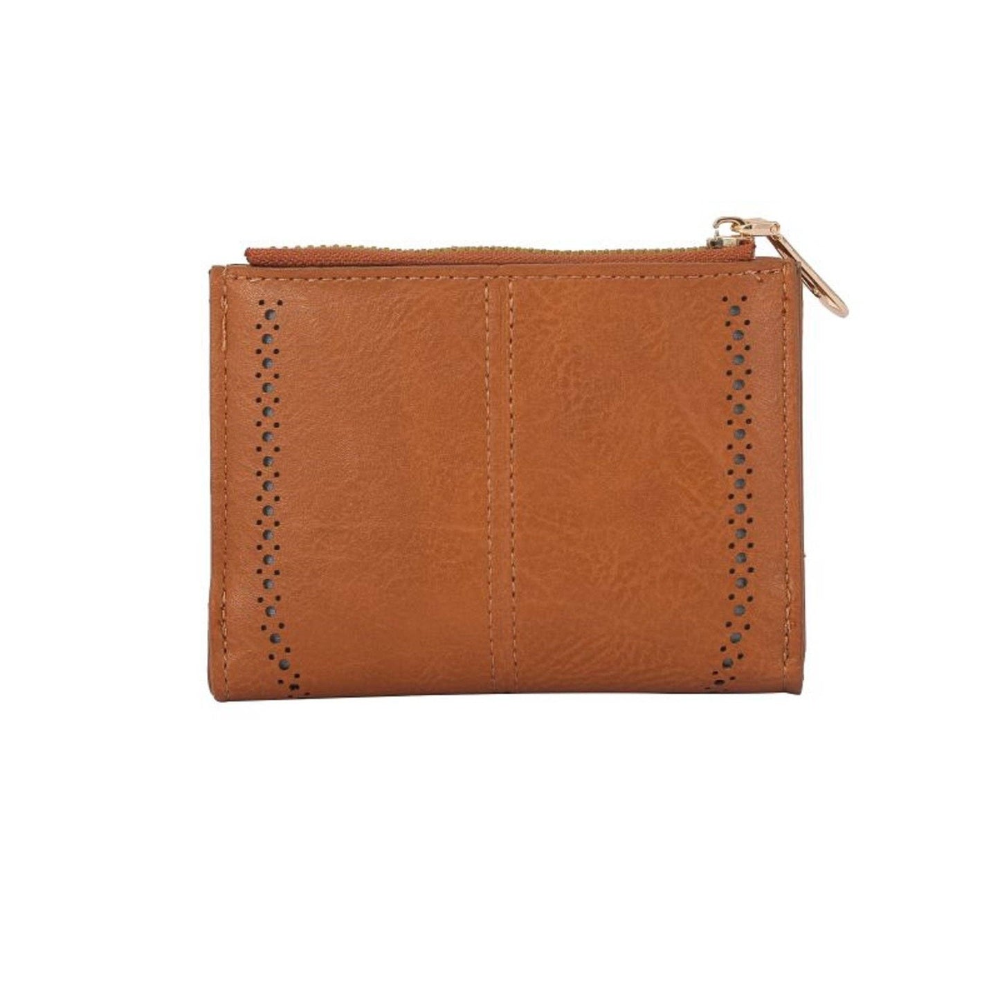 Lena Vegan Leather Laser Cut Out Detail Wallet