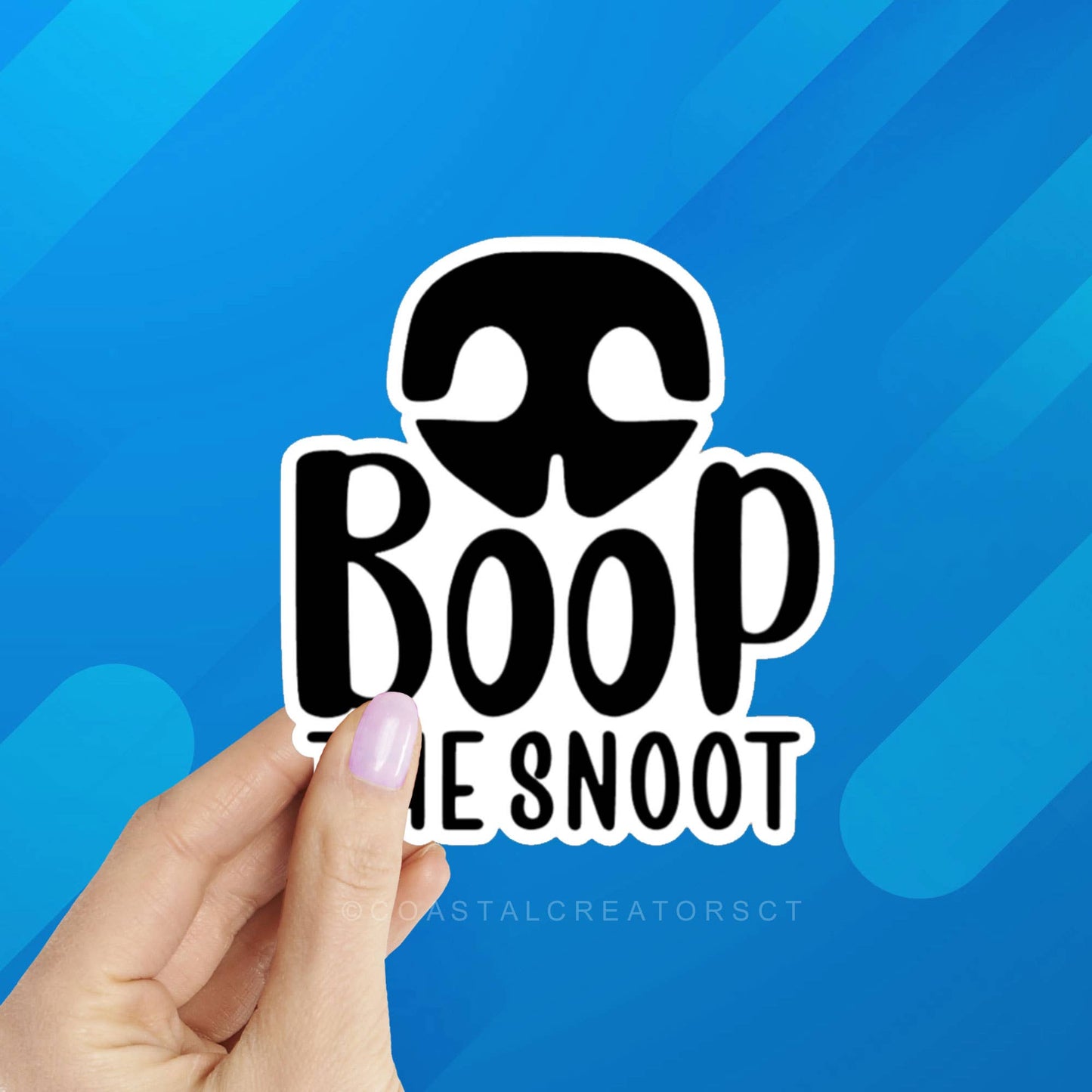 Boop the Snoot Dog Sticker