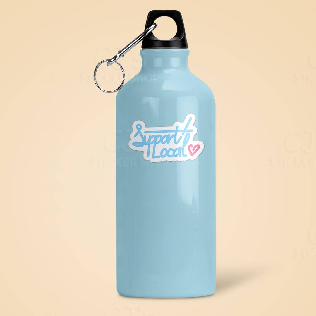 Support Local Heart Sticker Vinyl Decal
