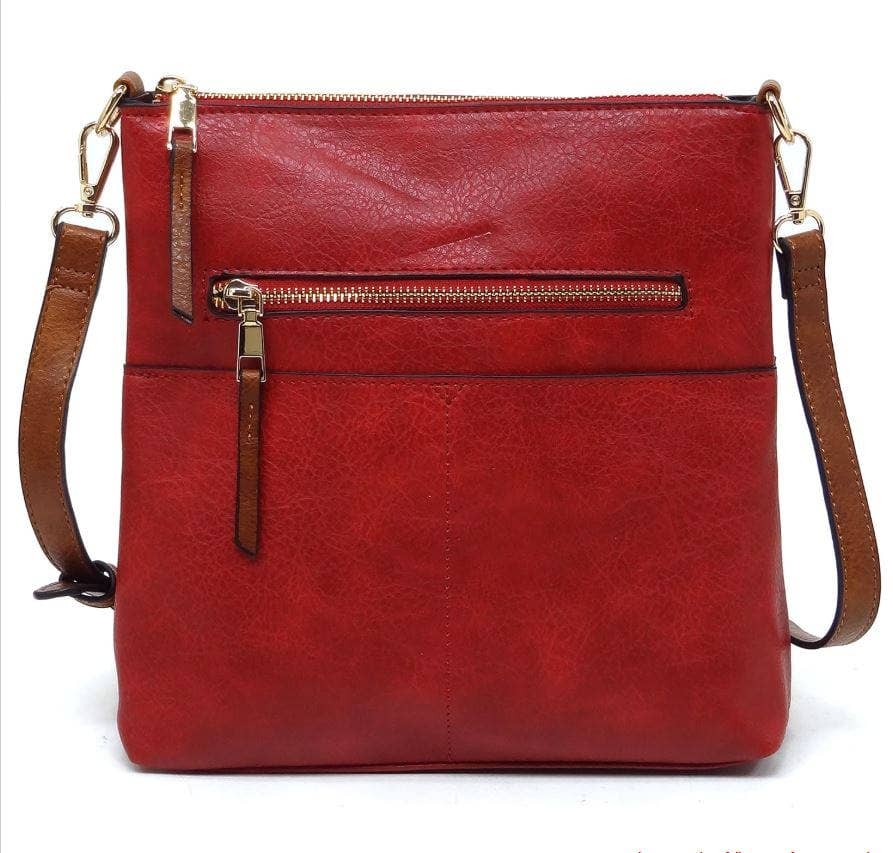 Elina Zipper Crossbody Bag