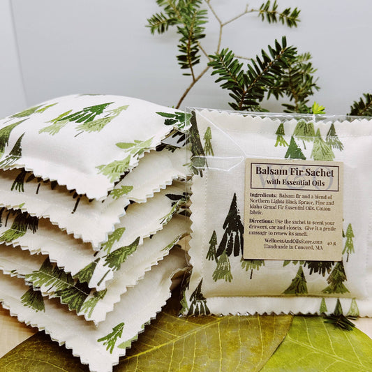 Balsam Fir Sachet Infused with Essential Oils-Great Joy Fir