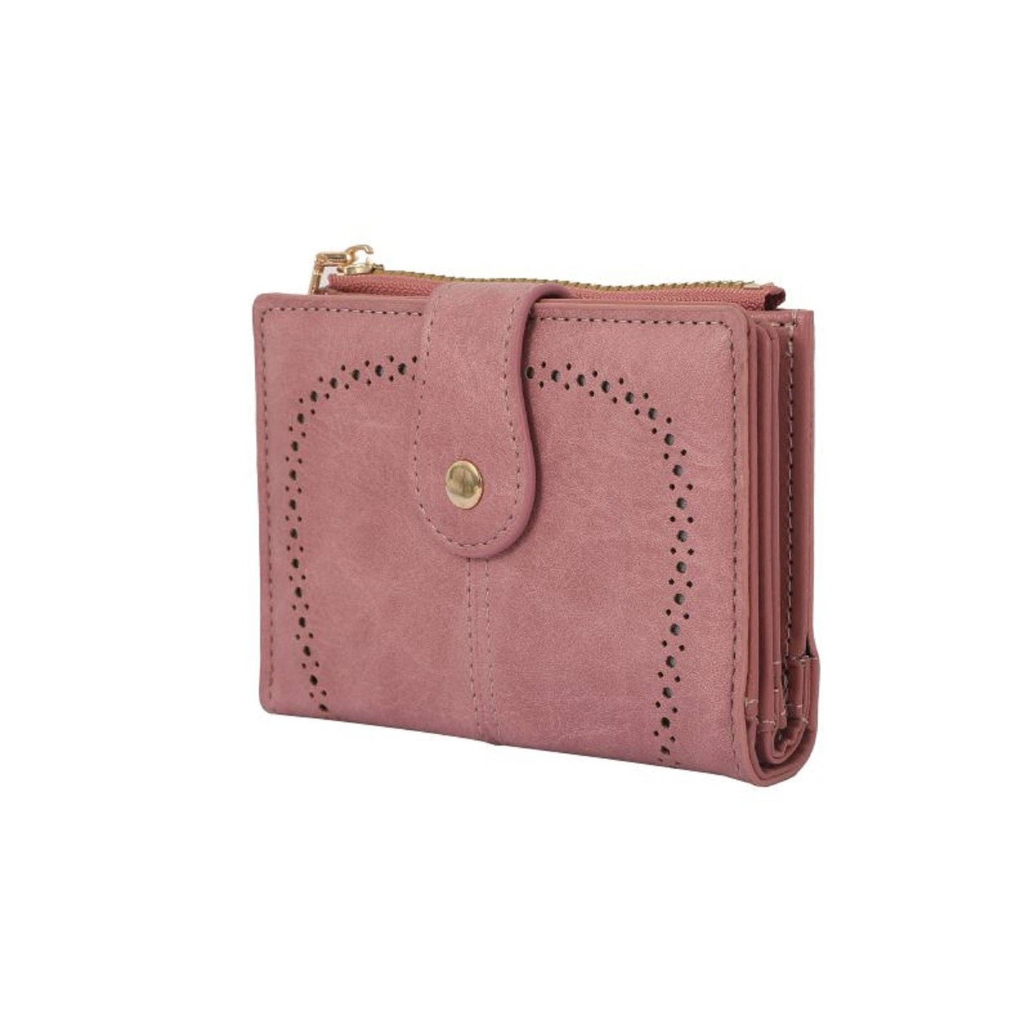 Lena Vegan Leather Laser Cut Out Detail Wallet