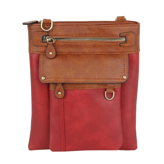 Large Crossbody Handbag for Ladies Multi Pocket