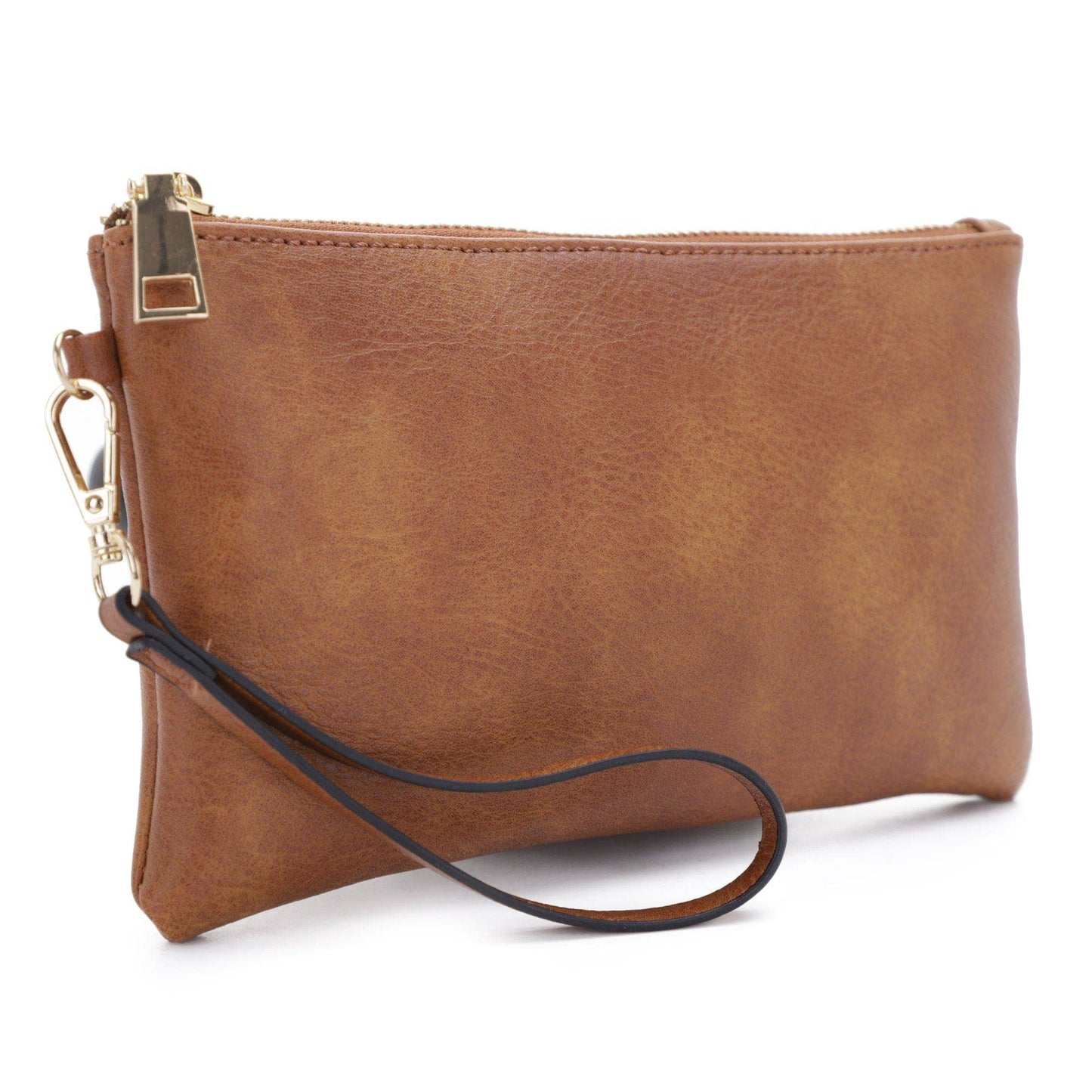 Double Zipper 2 in 1 Hobo Bag with Wristlet