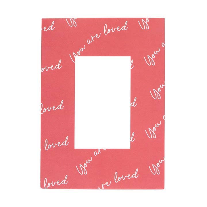 You Are Loved Heart Pendant Necklace & Greeting Card
