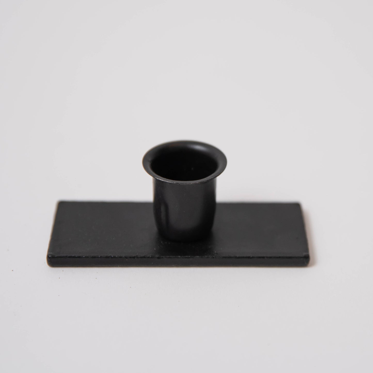Black Iron Windowsill Taper Candle Holder – Handmade in USA