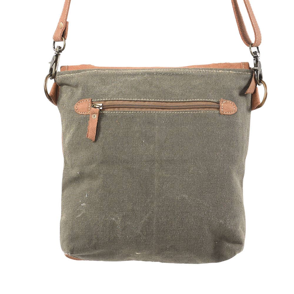 Crossbody With Leather Flap