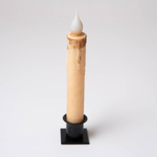 Cream LED Timer Taper Candle